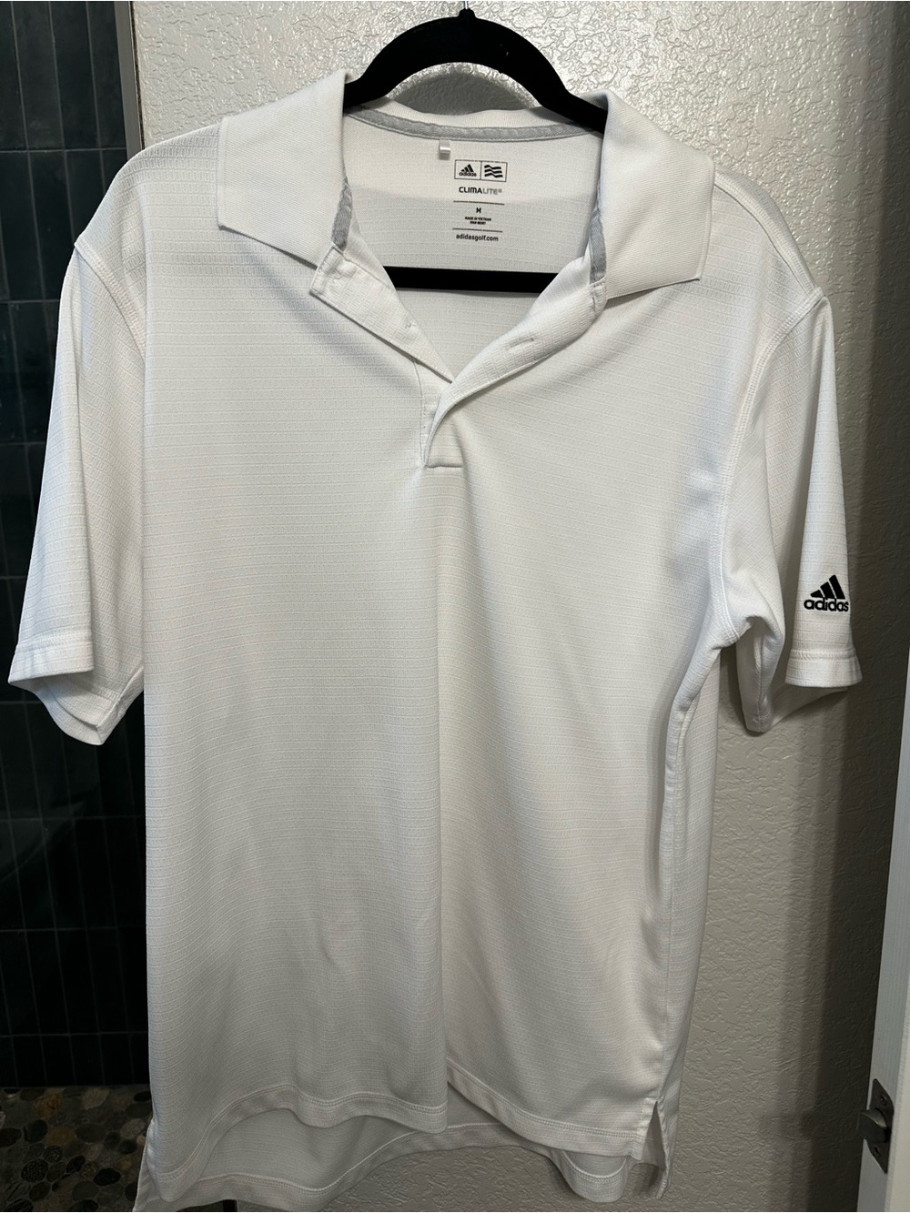 Adidas Men’s Climalite White Polo Shirt